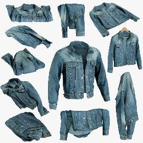 3D Jean Jacket Collection 1